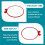 For Electric Car  J01 J05 Interior Sticker Display Screen Decoration Frame Central Control Screen Cute Ear Sticker 3