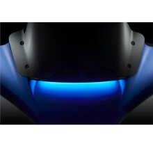 Motorcycle LED Windshield Center Fairing Vent Light for Touring CVO Electra Street Glide Ultra 2023-2025