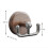 Multi-Functional Wood Grain Suction Cup Hook, No Drill Cup Hook, for Door Wreaths Front Door (4pcs) 4