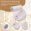 USB Rechargeable  Dimmable LED Bedroom Wall Light White Magnet Magnetic Base for Bedside Study Reading 2