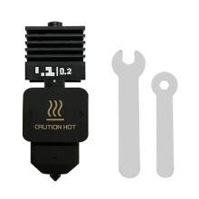 For H2D /H2S High Flow Hotend Kit Quick Swap Hot End with 0.2mm Hardened Steel Nozzles