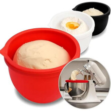 3pcs Silicone Liners for 5Qt Mixers,Silicone Liners for Baking and Cooking,Mixer Attachments Accessories
