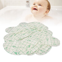 Protecciones desechables para oídos de bebé, impermeables, paquete de 50, para baño del recién nacido y juego en el agua.