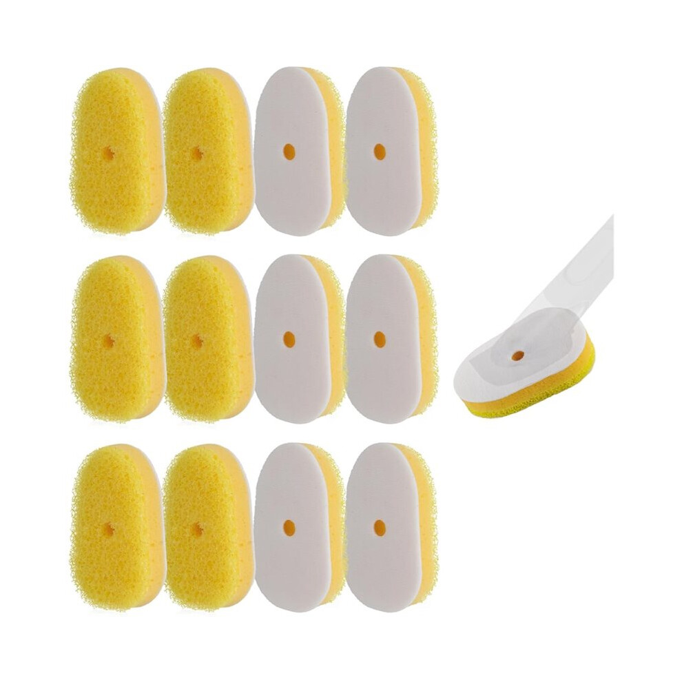 12 Packs Dish Wand Sponge Refills for  - Replacement Heads, Dish Scrubber Brush,Sponge Replacement Heads