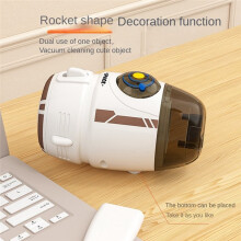 Desktop Vacuum Cleaner Electric Usb Charging Night Light Handheld Desktop Cleaner Rubber Shavings Keyboard Dust C