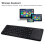 Wireless 2.4G Touchpad Keyboard for PC, Laptop, Tablets, OS X 4