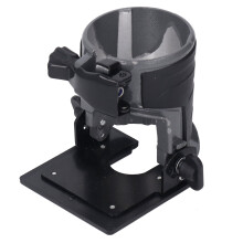 Ergonomic Aluminum Alloy Woodworking Trimmer Base Tilt Base With Adjustable Angle For Fine And Curve Cutting - Multi Functional Base Compatible With