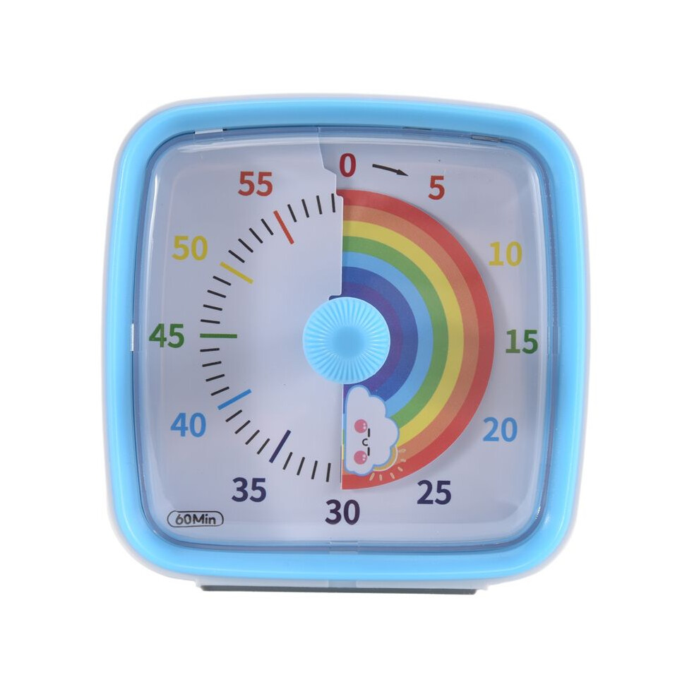 60-Minute Visual Timer With Night Countdown Timer,Pomodoro Timer With Rainbow Pattern For Kids And Adults Light Semoic