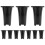 10Pcs Plastic Deep Plant Nursery Pots, Thick Stable Tall Tree Pots, Reusable Tall Seedling Plant Container Pots, Deep 1