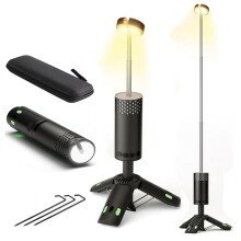 Outdoor Telescopic Camping Light 10000mAh Portable LED Work Light Magnet Tripod Base Tent Telescoping Camping Lantern