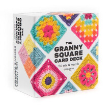 50 St Mix & Matcher Designa Granny Square Card Decks, Knitting Kit för Vuxna