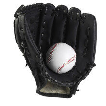 Guanti da Baseball da 10,5 Pollici, Guanti da Fielding, Guanti da Baseball e Softball Professionali In PU, Neri
