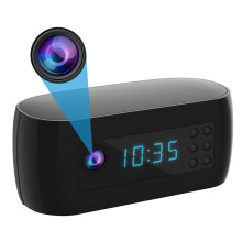 Kamera Wi-Fi Zegar Full HD 1080P Bezprzewodowe Sterowanie IR Night Vision Widok Kamera Monitorująca Monitoring Domu Kamera