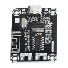 PAM8403 Placa Amplificadora Digital , Módulo de Placa Amplificadora USB de 5 W con Alimentación Tipo C y Miniestuche de CC de 5 V