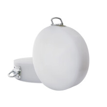 Large Round Plastic Cutting Board 15 Inch Non Slip BPA PE Chopping Board for Meat and Veggies