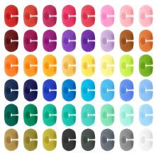 48 Pack Reusable Silicone Wine Glass Charms for Easy Glass Identification, Colorful Drink Markers