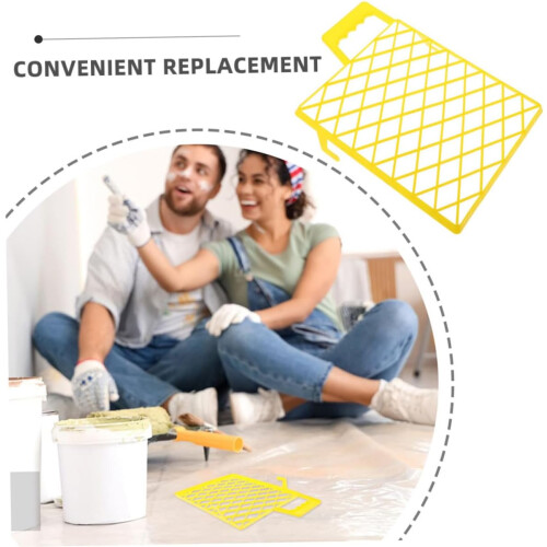 2pcs Durable Paint Tray Liners and Screen for Smooth Coverage and Quick Replacement 1