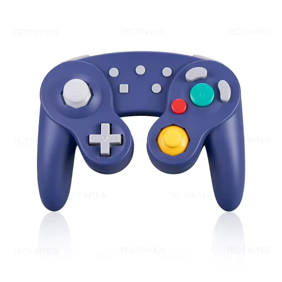 Wireless Gamecube Controller For Nintendo Switch And Pc With Turbo, Motion Control, Purple 9169991263663