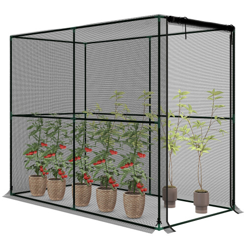 Outsunny Outsunny Fruit Cage Bird Netting, Plant Protection Tent, Black 1