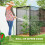 Outsunny Outsunny Fruit Cage Bird Netting, Plant Protection Tent, Black 6