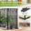 Outsunny Outsunny Fruit Cage Bird Netting, Plant Protection Tent, Black 5