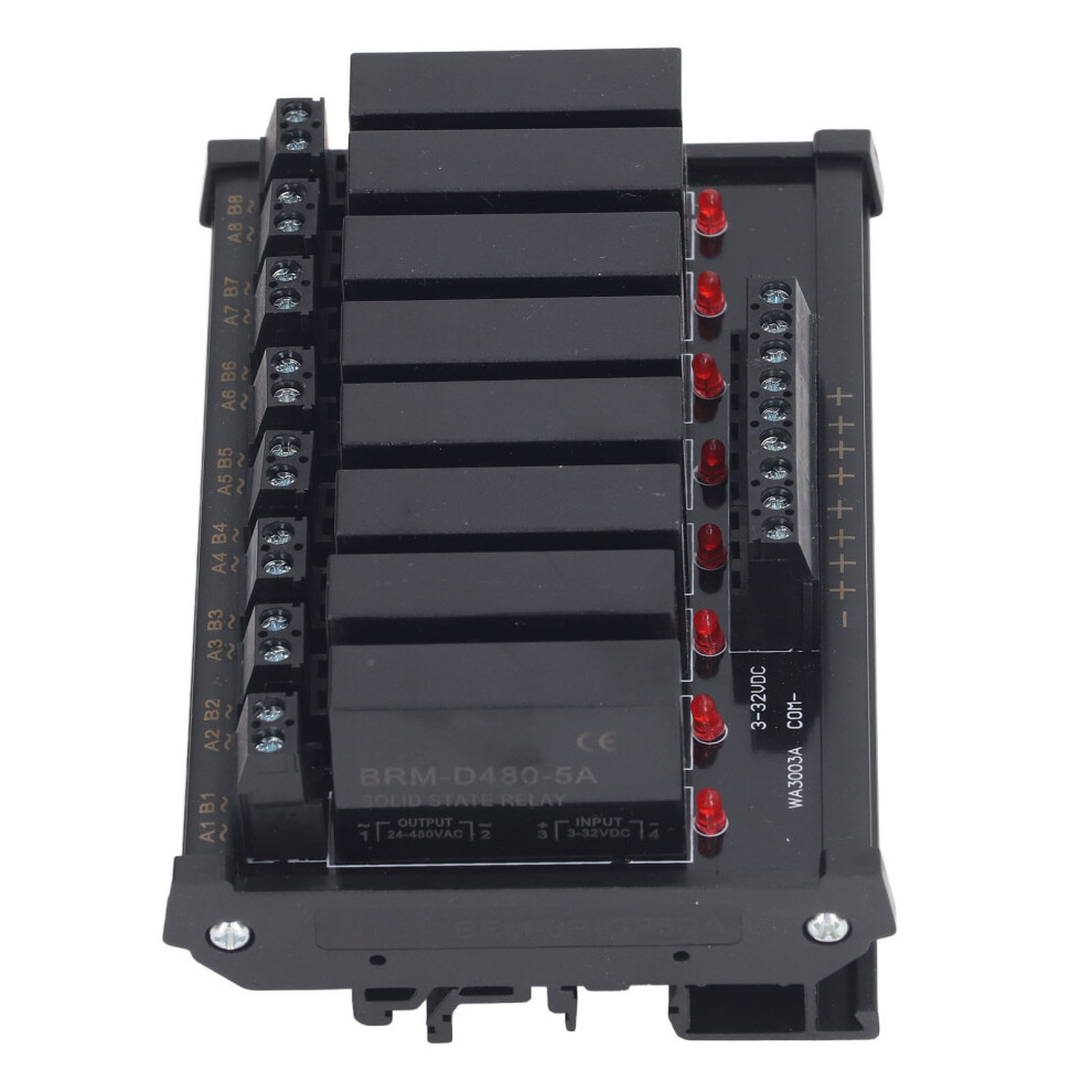8 Way Din Rail Solid State Relay Module