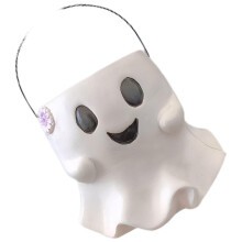 Halloween Candy Bucket with Handle Durable Resin Trick or Holder for Party Favors
