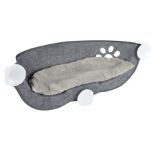 Amaca da Finestra per Gatti "Feltro" 67cm Grigio