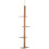 PawHut PawHut 260cm Cat Tree Floor To Ceiling Adjustable Height, Light Brown 2