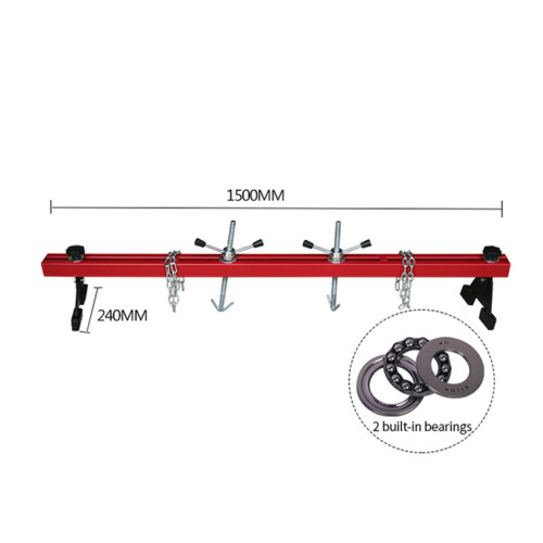 Double Beam Engine Support Stand Motor Traverse Lifter Gearbox Holder 1