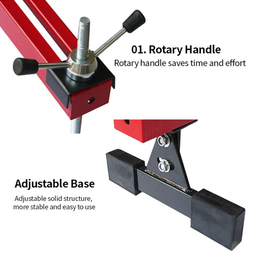 Double Beam Engine Support Stand Motor Traverse Lifter Gearbox Holder 2
