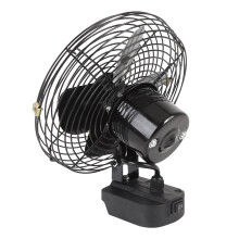 Cordless Jobsite Fan 8 Inch HeavyDuty Steel Frame with Strong Metal Blade for Workshop and Outdoor