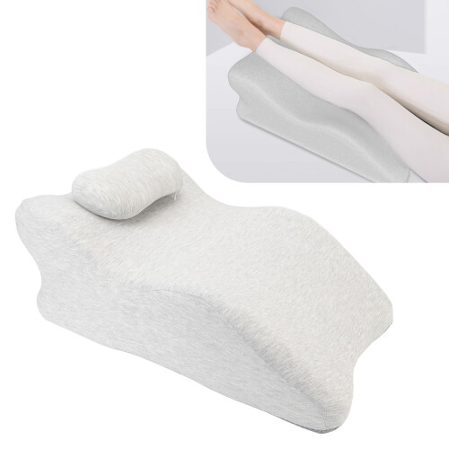 Extra-Kopfkissen Memory Foam - Hellgrau, 60x21x35cm