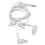 Auriculares con cable IP68 de 3,5 mm, cable de 100 cm, ABS 1