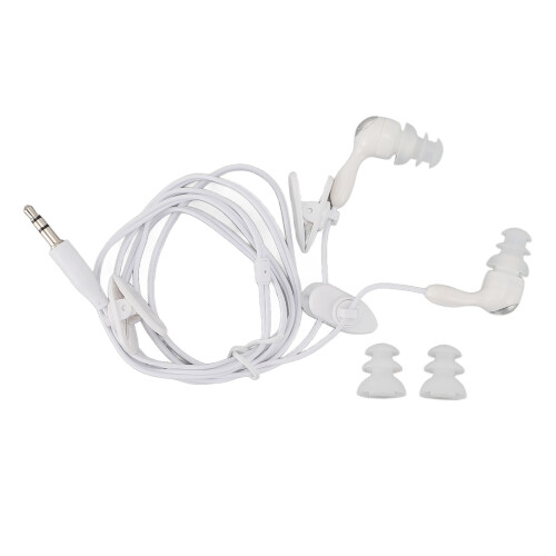Auriculares con cable IP68 de 3,5 mm, cable de 100 cm, ABS 2