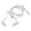 Auriculares con cable IP68 de 3,5 mm, cable de 100 cm, ABS 15