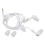 Auriculares con cable IP68 de 3,5 mm, cable de 100 cm, ABS 13