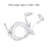 Auriculares con cable IP68 de 3,5 mm, cable de 100 cm, ABS 2