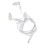 Auriculares con cable IP68 de 3,5 mm, cable de 100 cm, ABS 7