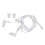 Auriculares con cable IP68 de 3,5 mm, cable de 100 cm, ABS 5