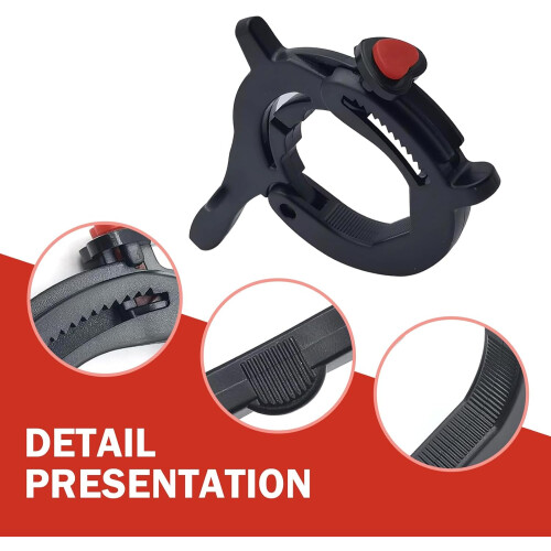 Universal Motorcycle Throttle Lock Cruise Control Assist with AntiTheft Clamp and Silicone Ring 1