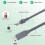 Cable Tipo-C a conector de barril DC de 2 m USB-C 20 V 5 A 100 W 7