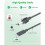 Cable de Type C a DC 20V 5A, 49.2ft/5m, Listo para PD 3