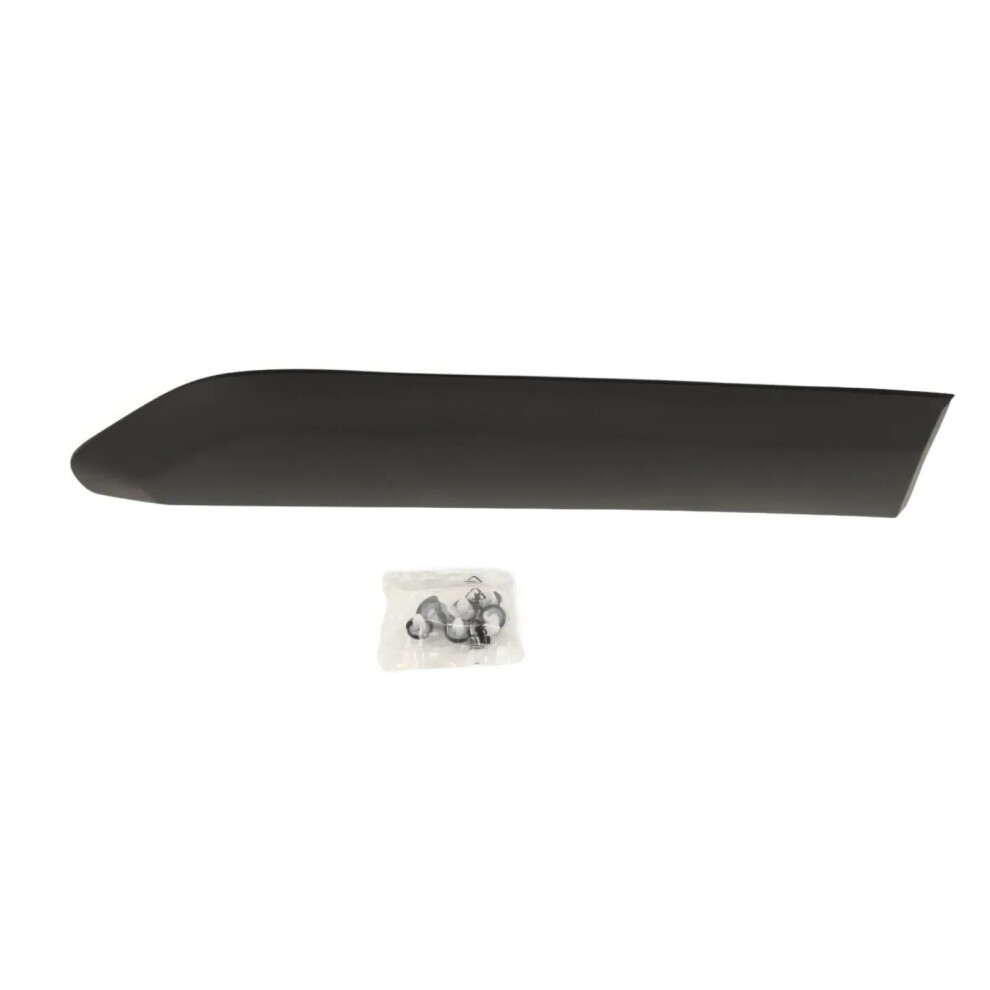 Rear Door Moulding W/ Clips O/S Berlingo Partner Doblo Proace Combo 2018- Black 9145588439345