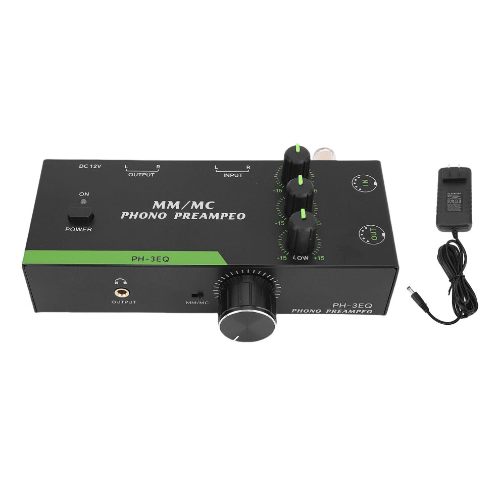 Phono Preamp Mm Mc Turntable Preamplifier With Balanced Xlr And 3Band Eq For Vinyl Records 9169991231952