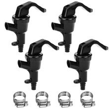 Beer Faucet Keg Tap Set, 4pcs Plastic LeakResistant Spigot for Home Brewing Cornelius Kegs