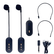 1 to 2 Stage Performance -Mounted 2.4G Wireless Microphone Loudspeaker Bee Teaching Lecture Audio Computer Mic