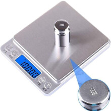 Digital Kitchen Scale Stainless Steel Precision Food Scale with Tare Function for Baking