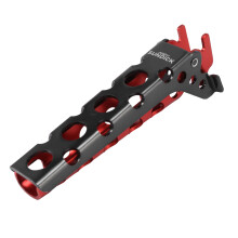 Pot Pan Bowl Gripper Outdoor Handle Holder Clip Camping Cookware Handle Holder Clip Clamps Black Red