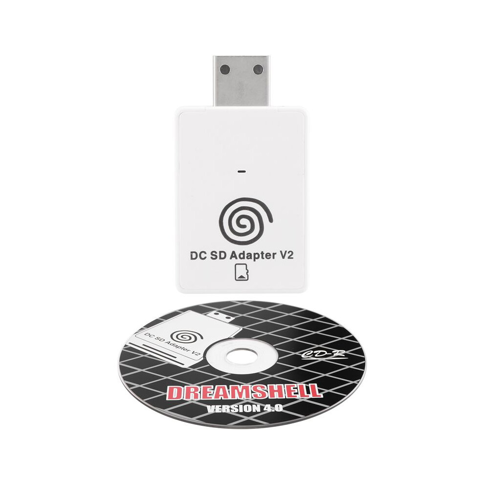 Tf Card Adapter Reader V2 Voor For Dreamcast En Cd Met Dreamshell Boot Loader 4711809336486